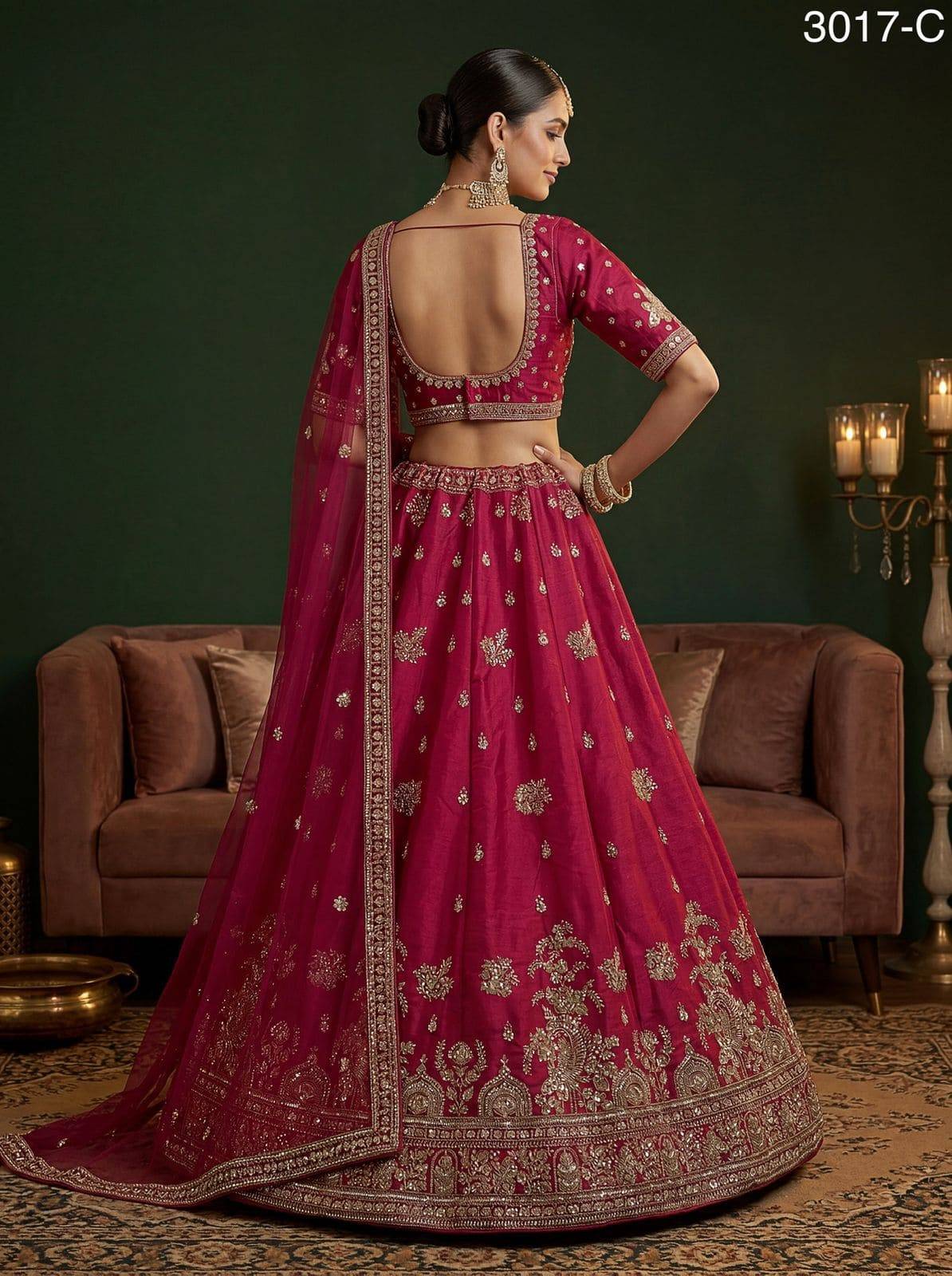 Maharani 3017 By Fashid Indian Traditional Wear Bridal Collection Beautiful Stylish Fancy Colorful Bridal Wear & Occasional Wear Fancy Lehengas At Wholesale Price